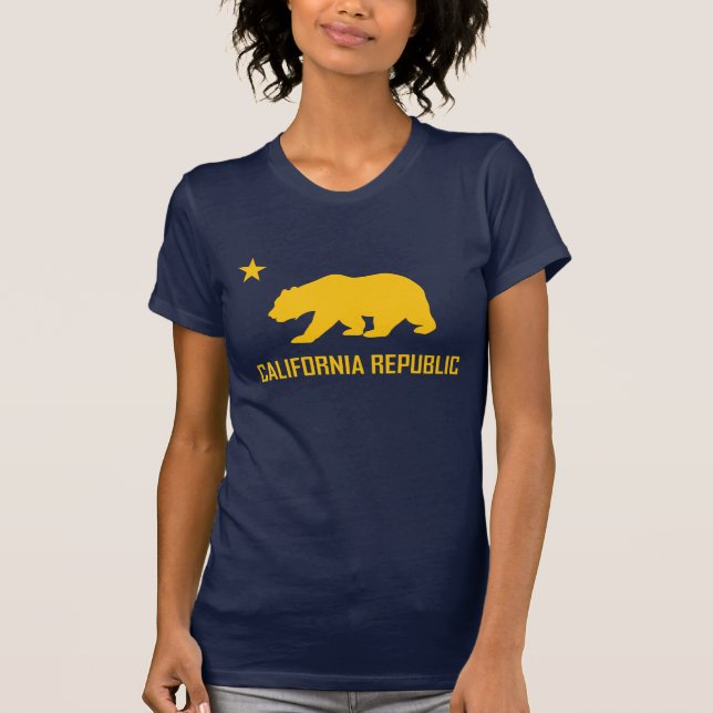 T-shirt da república de Califórnia (Frente)