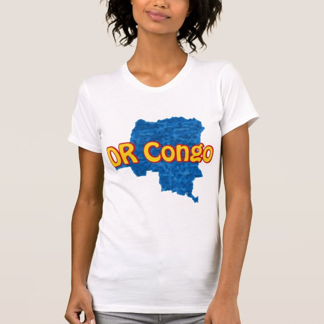 T-Shirt da República Democrática do Congo (Frente)