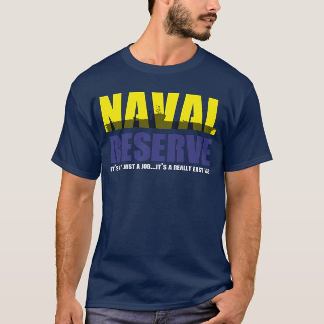 T-shirt da reserva naval (Frente)