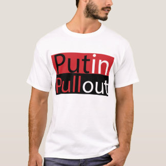 T-shirt da retirada do Putin dos homens