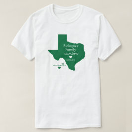 T-Shirt da Reunião da Família Green State do Texas