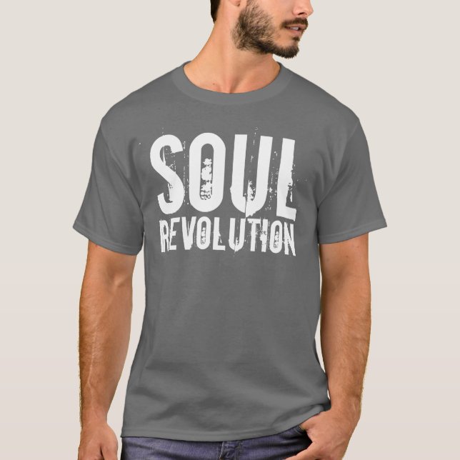 T-shirt da revolução da alma (Frente)
