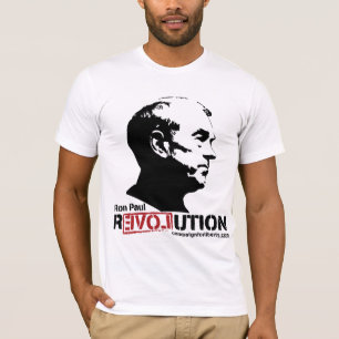 T-shirt da revolução de Ron Paul
