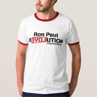 T-shirt da revolução de Ron Paul