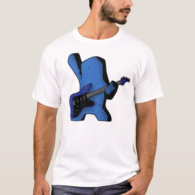 T-shirt da rocha de Knoxs Korner (Frente)