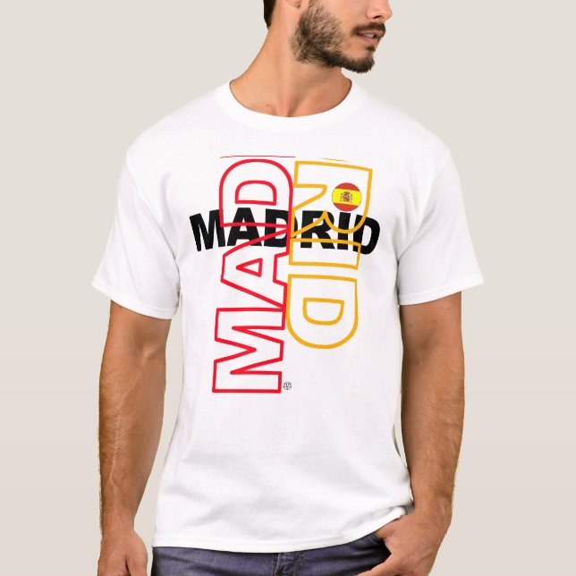 T-shirt da rocha de Madrid (Frente)