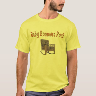 t-shirt da rocha dos nascidos no Baby Boom
