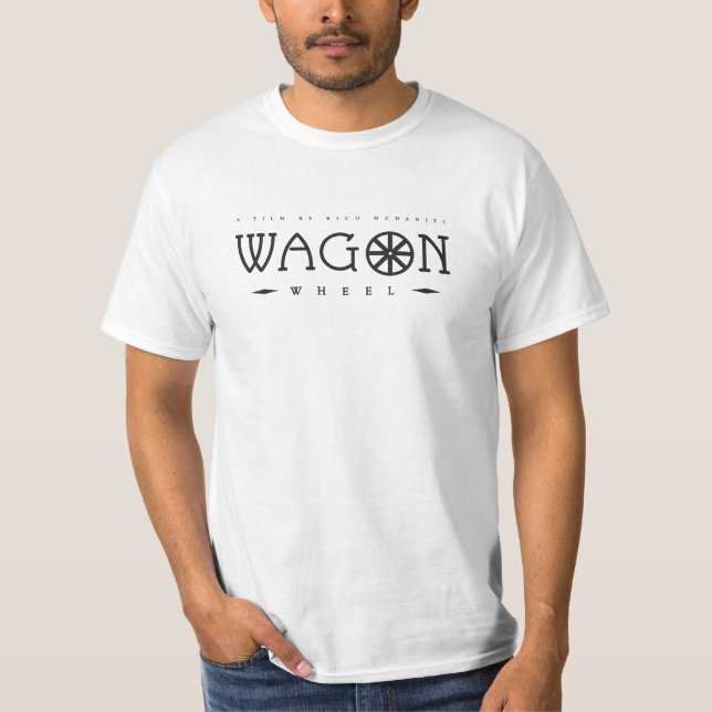 T-shirt da roda de vagão (Frente)