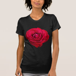 T-shirt da rosa vermelha