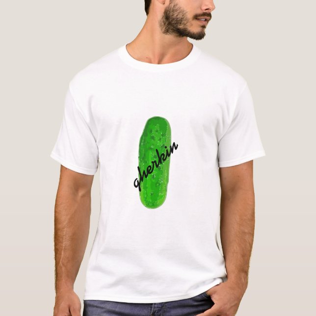 T-shirt da salmoura do "pepino" (Frente)