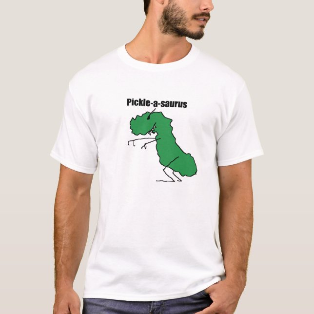 T-shirt da Salmoura-um-saurus (Frente)