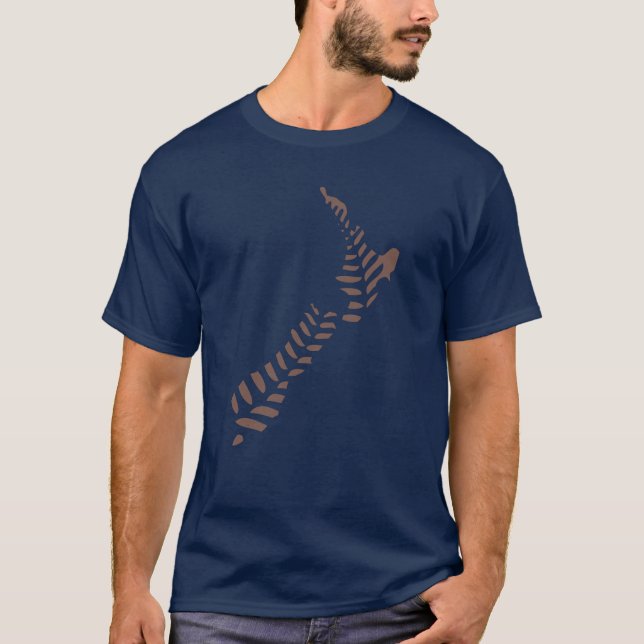 T-shirt da samambaia NZ 3 (Frente)