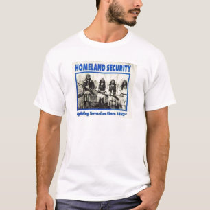 T-shirt da segurança interna do nativo americano
