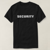 T-SHIRT da SEGURANÇA (PARTE DIANTEIRA e PARTE