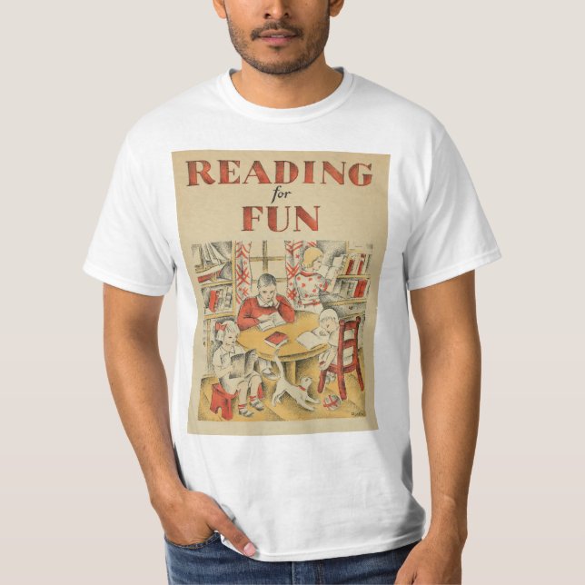T-shirt da semana de livro de 1935 crianças (Frente)