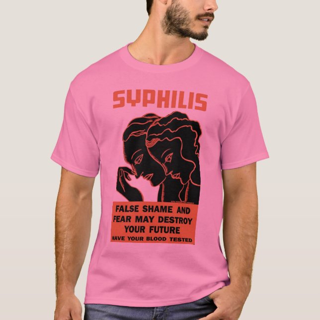 T-shirt da sífilis (Frente)