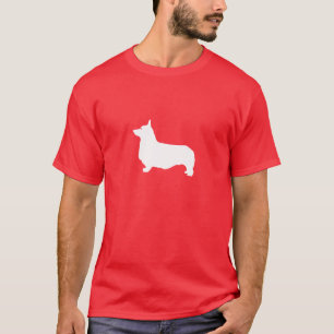 T-shirt da silhueta do Corgi