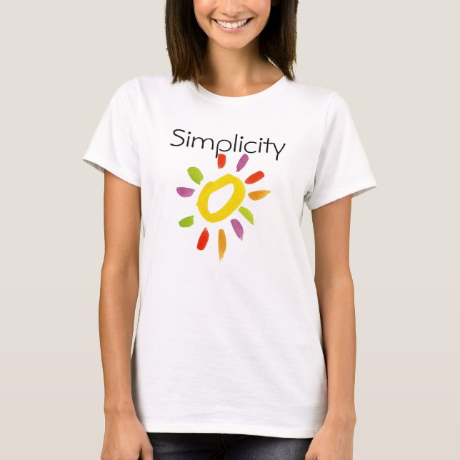 T-shirt da simplicidade (Frente)