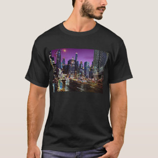 T-shirt da skyline de Chicago