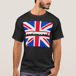 T-shirt da skyline de Union Jack Londres
