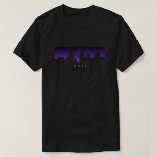 T-shirt da skyline MPLS de Minneapolis Minnesota