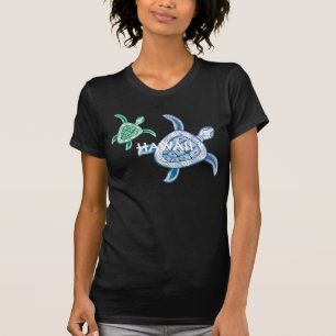 T-shirt da tartaruga de Havaí