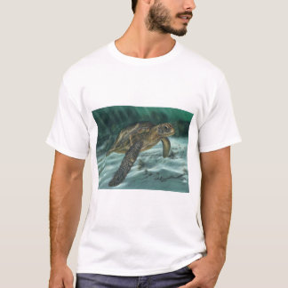 T-shirt da tartaruga de mar