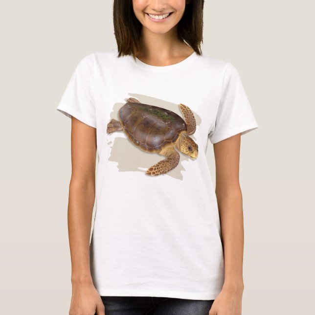 T-shirt da tartaruga de mar da boba (Frente)