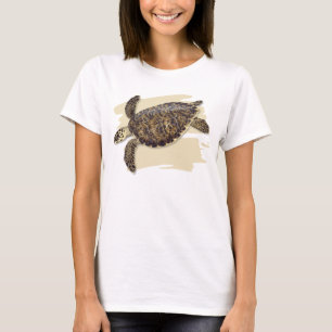T-shirt da tartaruga de mar de Hawksbill
