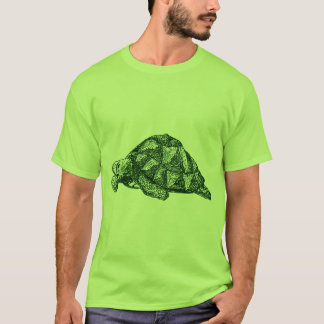 T-shirt da tartaruga verde