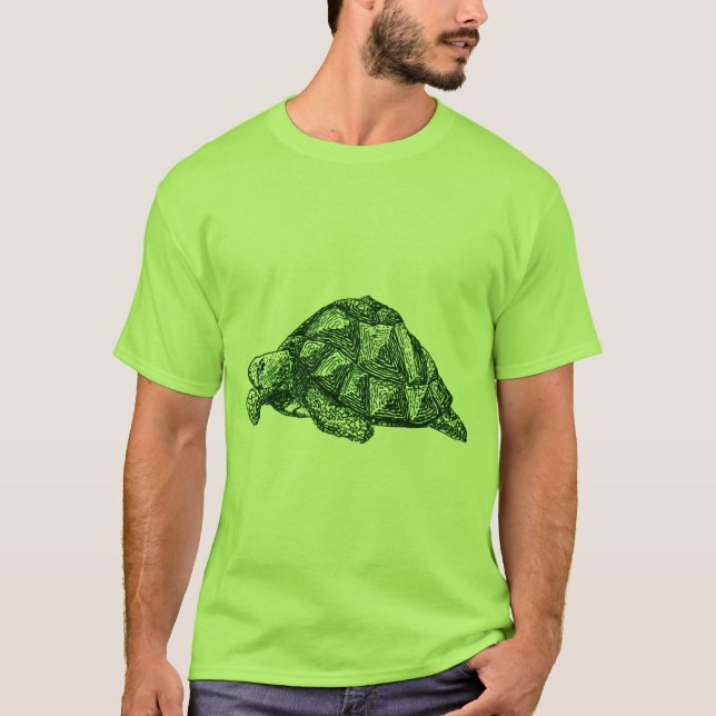 T-shirt da tartaruga verde (Frente)