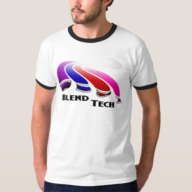 T-shirt da tecnologia da mistura (Frente)