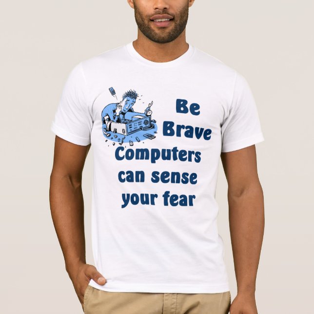 T-shirt da tecnologia do computador (Frente)