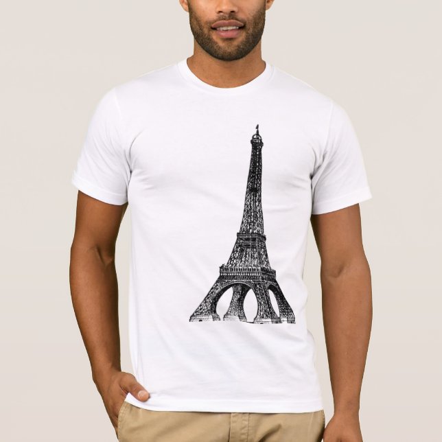T-shirt da torre Eiffel (Frente)
