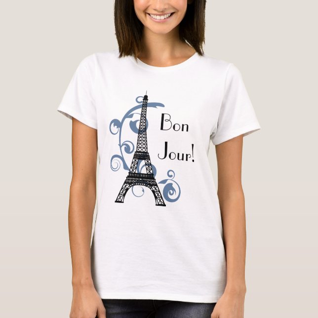 T-shirt da torre Eiffel (Frente)