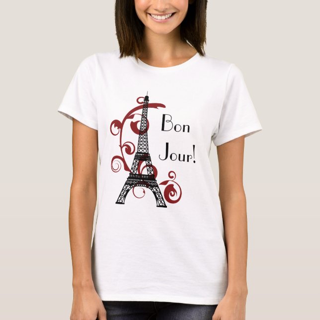T-shirt da torre Eiffel (Frente)