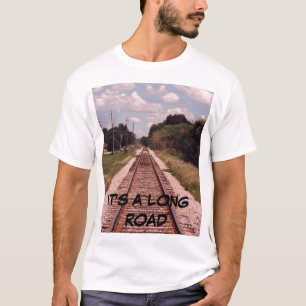 T-shirt da trilha de estrada de ferro