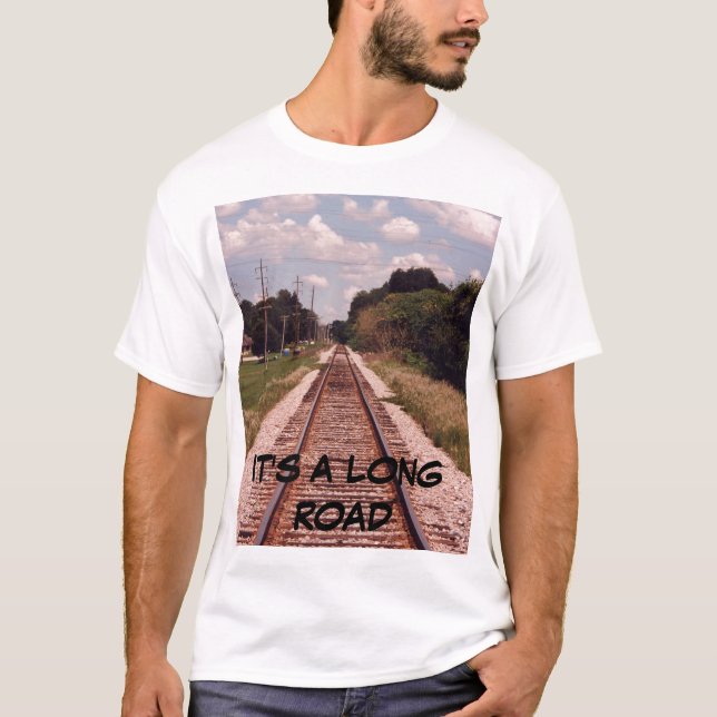 T-shirt da trilha de estrada de ferro (Frente)
