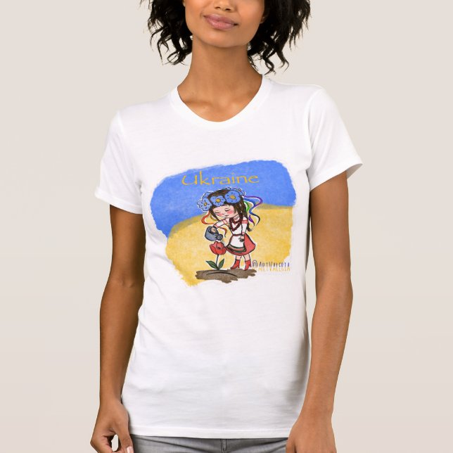 t-shirt da Ucrânia  (Frente)