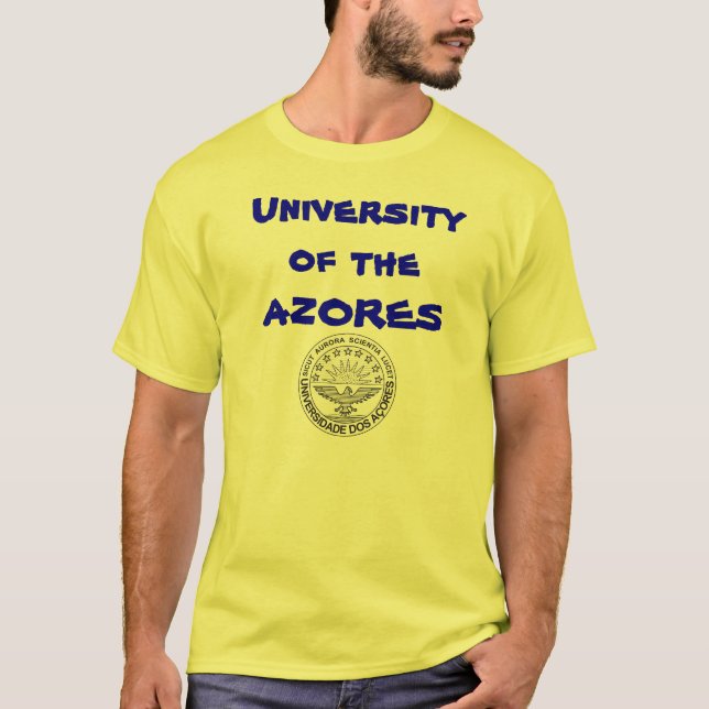 T-shirt da universidade de Açores (Frente)