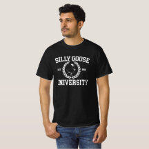 T-Shirt Da Universidade De bobo De Ganso