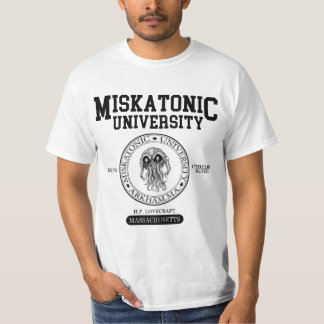 T-shirt da universidade de Miskatonic