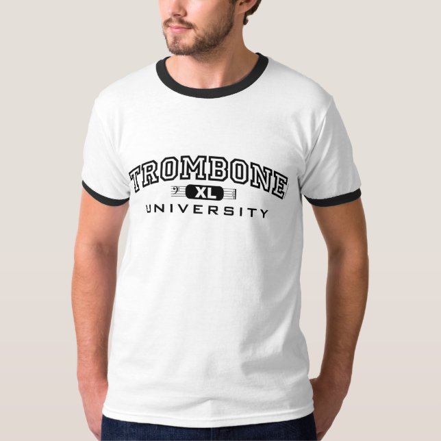 T-SHIRT da universidade do Trombone (Frente)