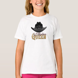 T-shirt da vaqueira da rainha do rodeio de Li'l