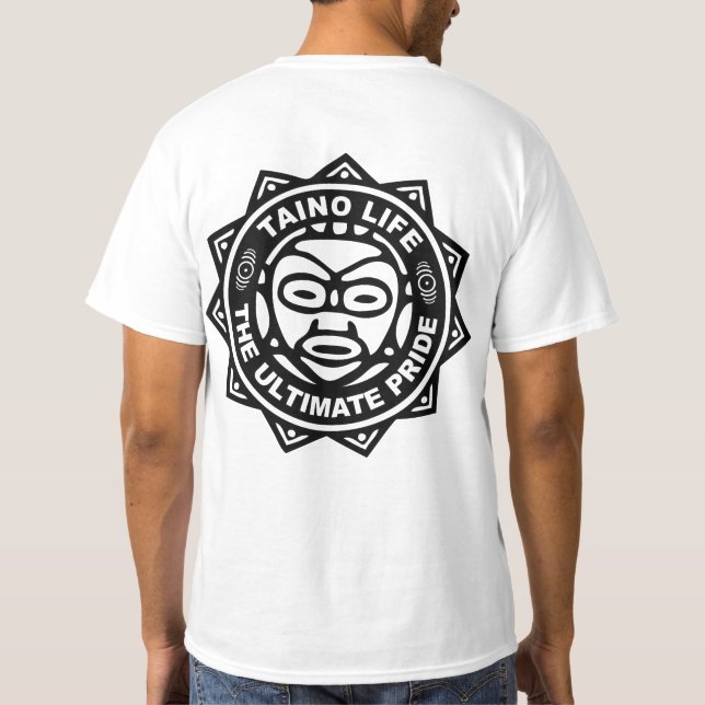 T-shirt da vida de Taino (Verso)