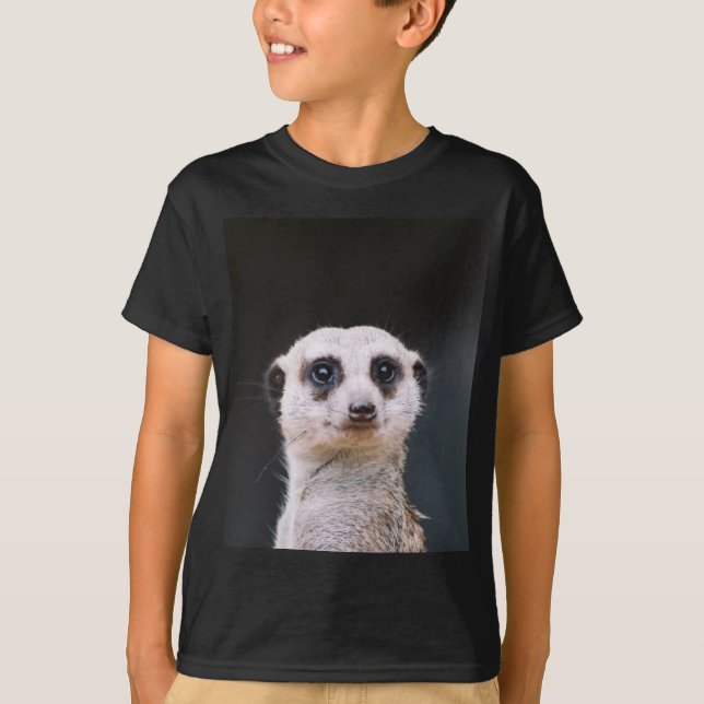 T-shirt da vigia de Meerkat (Frente)