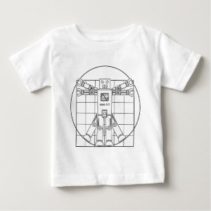 T-shirt Da Vinci - Robô Vitruviano