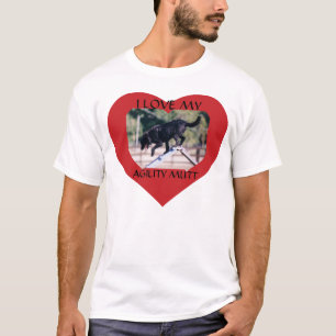 T-shirt da vira-lata da agilidade - personalizado