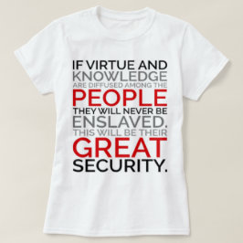 T-shirt da virtude & do conhecimento