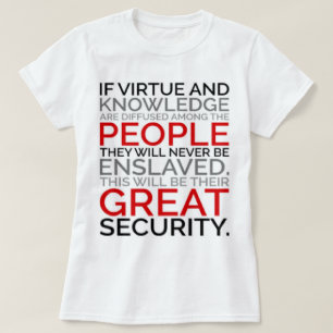 T-shirt da virtude & do conhecimento